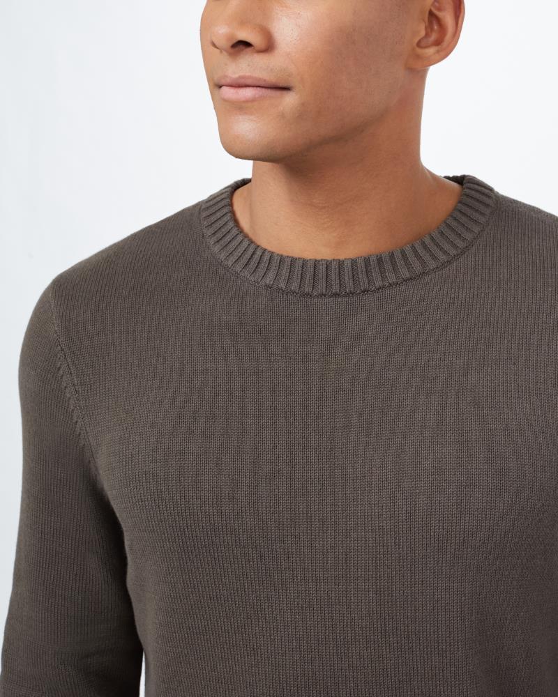 Highline Crew Sweater - Mens - black olive green 1