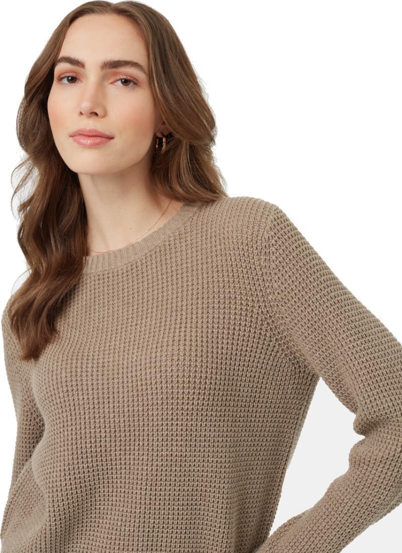 Highline Crew Sweater - Womens - Fossil Heather 4