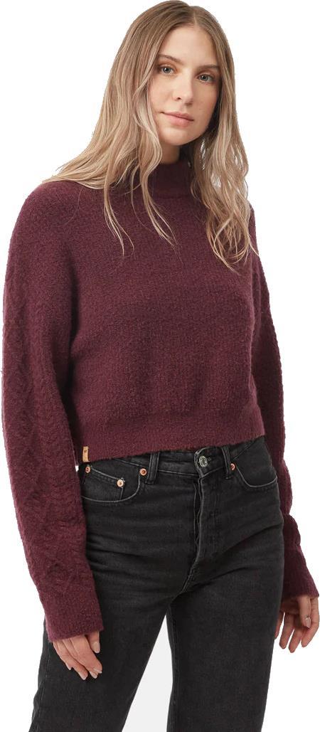 Highline Fuzzy Cable Sleeve Sweater - Womens - fig 1