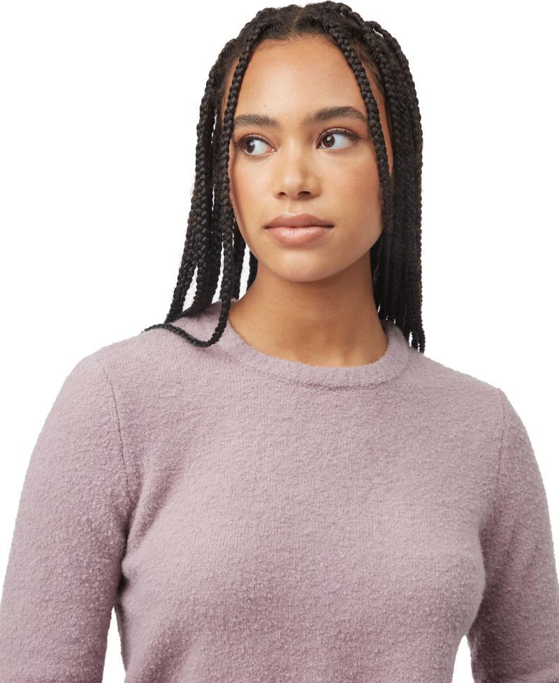 Highline Fuzzy Crew Sweater - Womens - lilac chalk 1