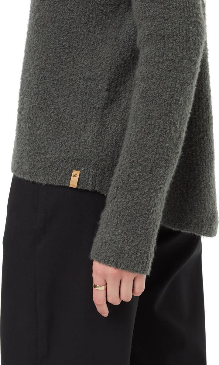 Highline Fuzzy V-Neck Sweater - Womens - Urban Green 4