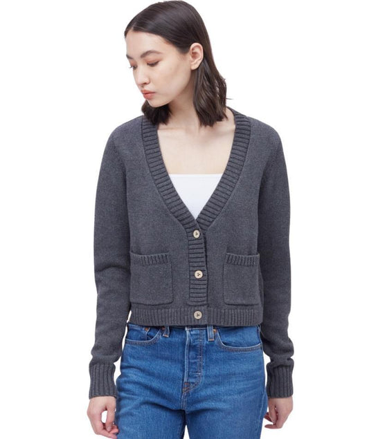 Highline Grayson Cardigan - Womens - Dark Grey Heather 1