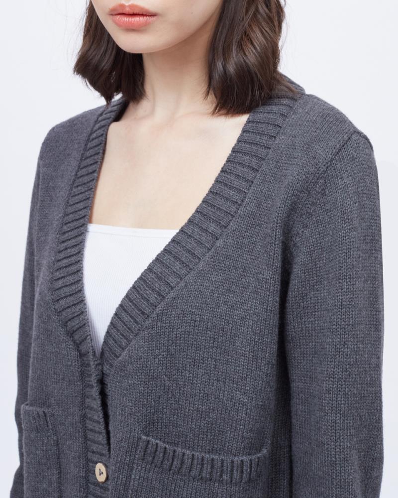 Highline Grayson Cardigan - Womens - Dark Grey Heather 5