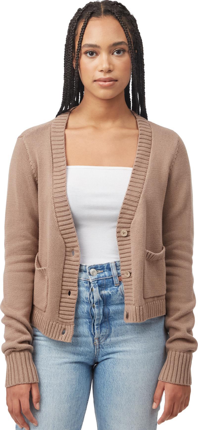 Highline Grayson Cardigan - Womens - Pine Bark 1