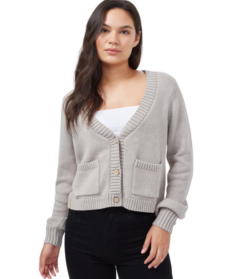 Highline Grayson Cardigan - Womens - Twig Brown Heather 1