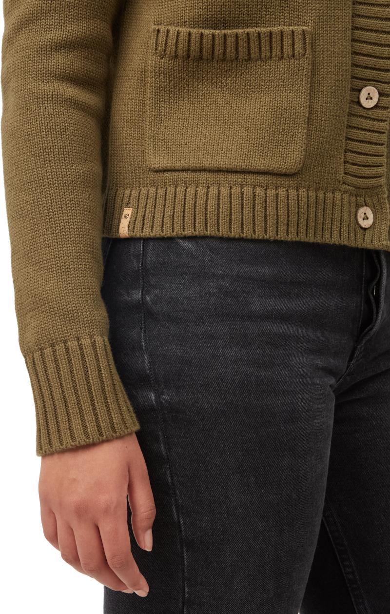 Highline Grayson Cardigan - Womens - Uniform Green 4