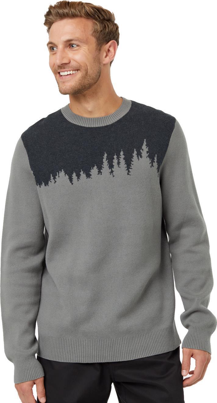 Highline Juniper Sweater - Mens - Mineral / Forest River Green Heather 1