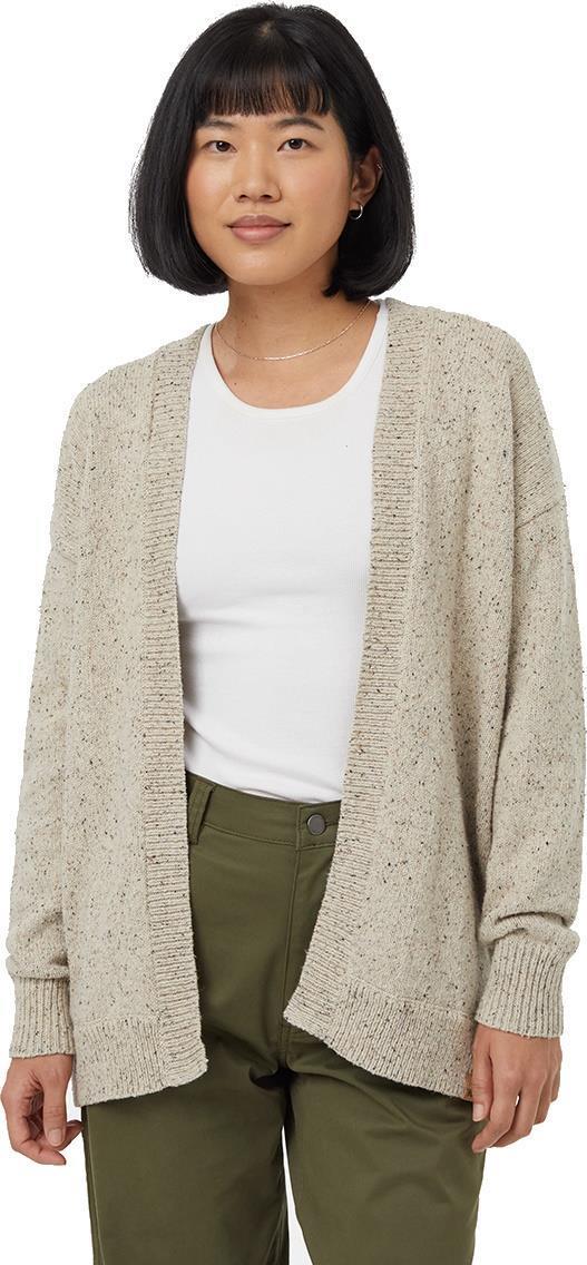 Highline Mid Length Nep Cardigan - Womens - Pale Oak Heather Nep 1