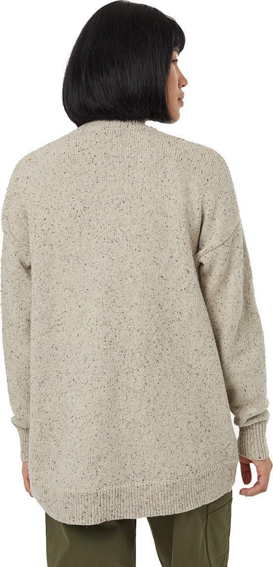 Highline Mid Length Nep Cardigan - Womens - Pale Oak Heather Nep 2