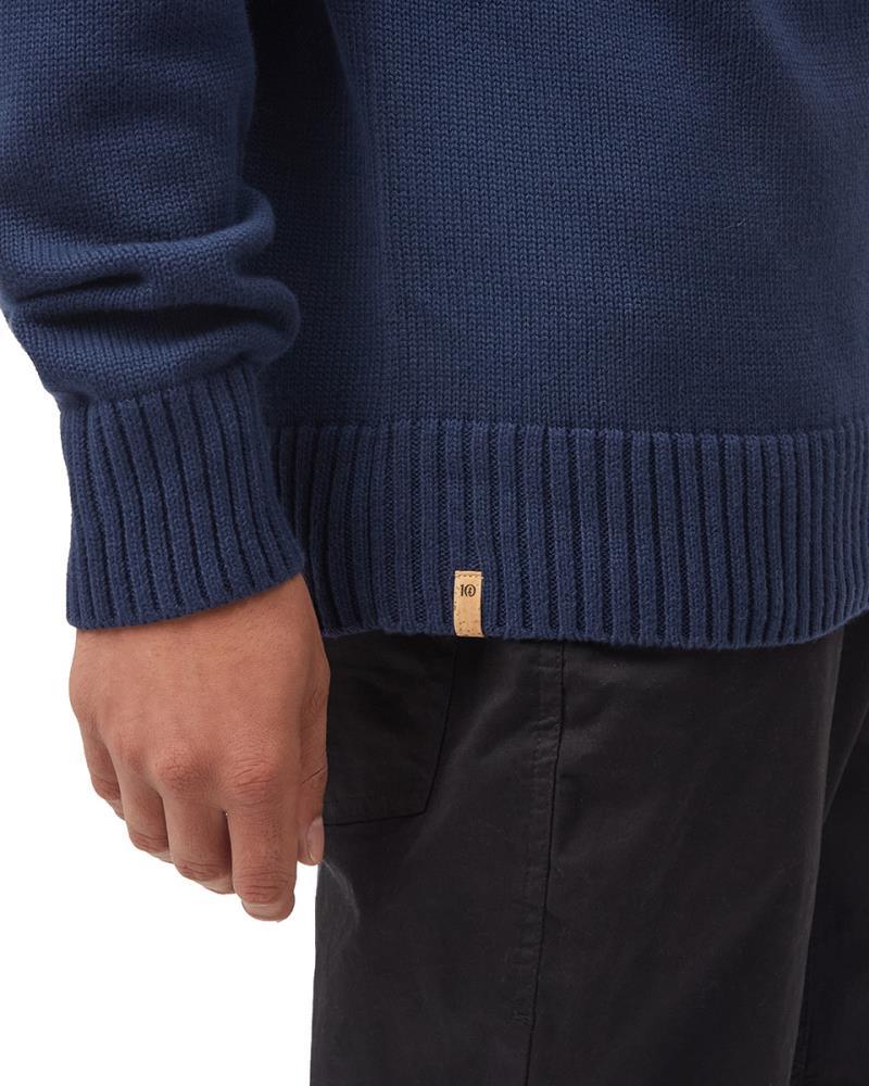 Highline Mock Neck Sweater - Mens - Dress Blue 4