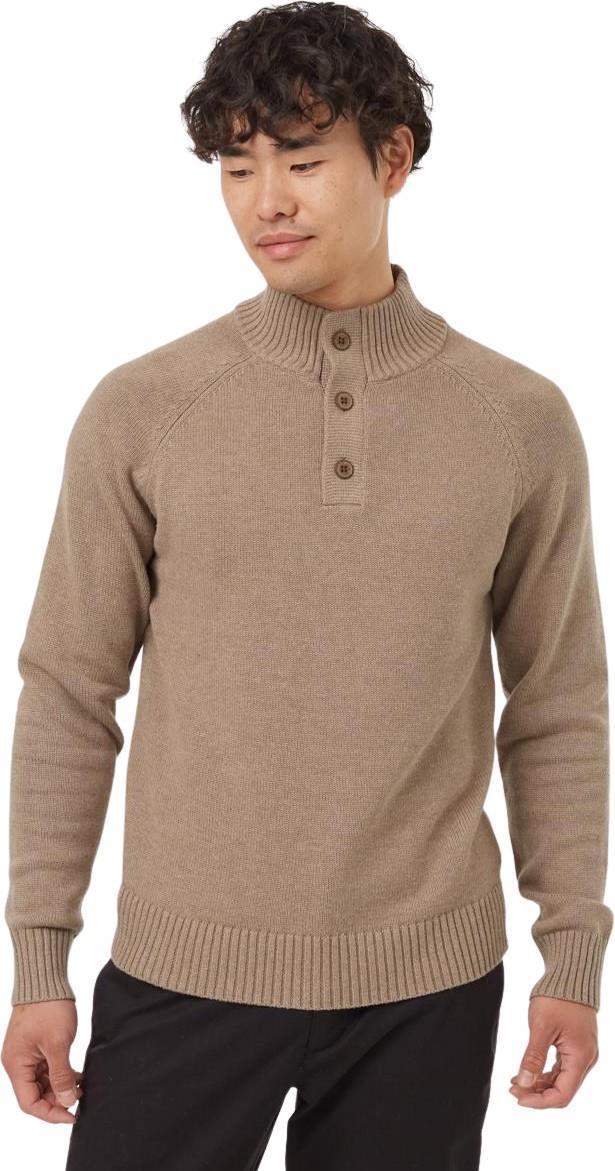 Highline Mock Neck Sweater - Mens - Fossil Heather 1