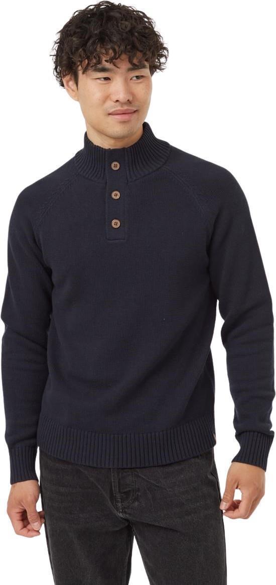 Highline Mock Neck Sweater - Mens - Midnight Blue 1