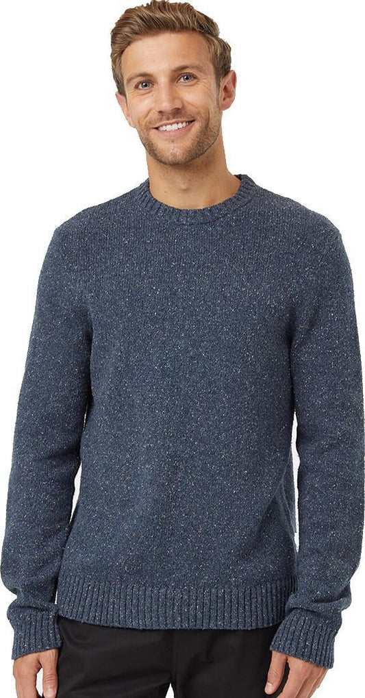 Highline Nep Crew Sweater - Mens - Dark Blue Mirage Heather Nep 1