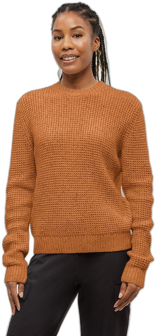 Highline Nep Crew Sweater - Womens - burnt caramel nep 1