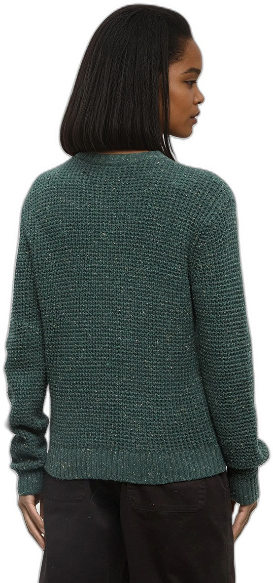 Highline Nep Crew Sweater - Womens - forest pine nep 1