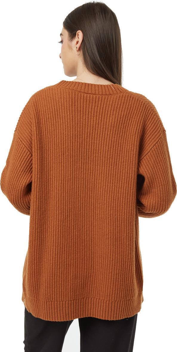 Highline Oversized Button Cardigan - Womens - toffee 1