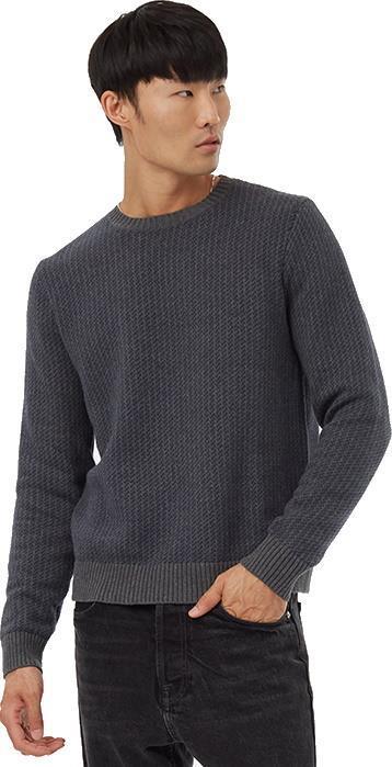 Highline Patterned Crew - Mens - dark grey heather / dress blue 1