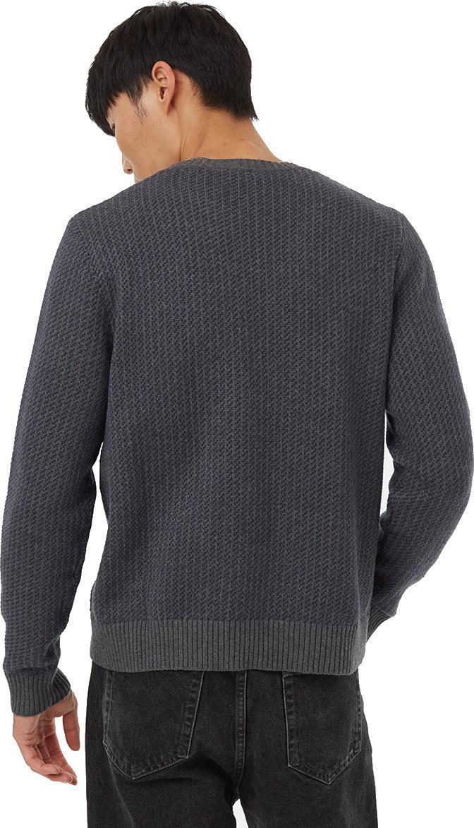 Highline Patterned Crew - Mens - dark grey heather / dress blue 1