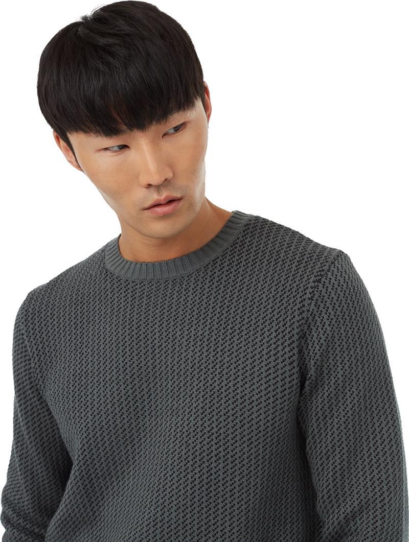 Highline Patterned Crew - Mens - urban green / meteorite black 1