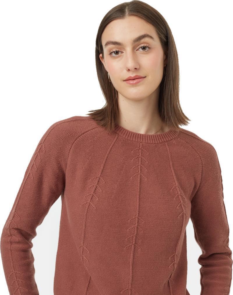 Highline TreeStitch Crew Sweater - Womens - mesa red 1