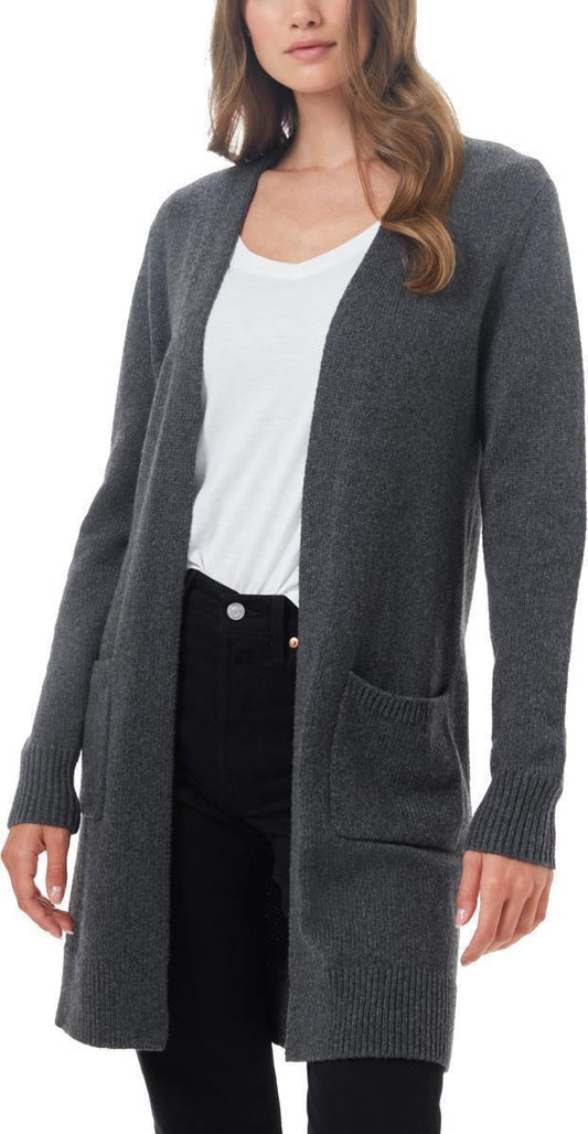 Highline Wool Cardigan - Womens - Dark Grey Heather 1