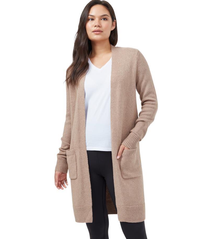 Highline Wool Cardigan - Womens - Foxtrot Brown Heather 1