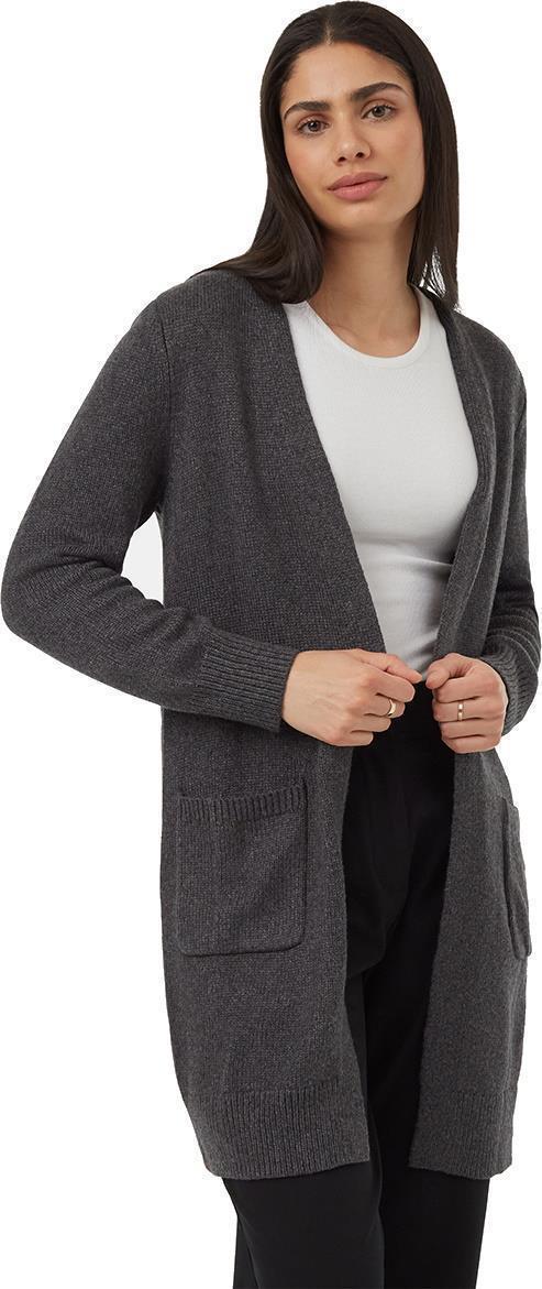 Highline Wool Cardigan - Womens - dark grey heather 1