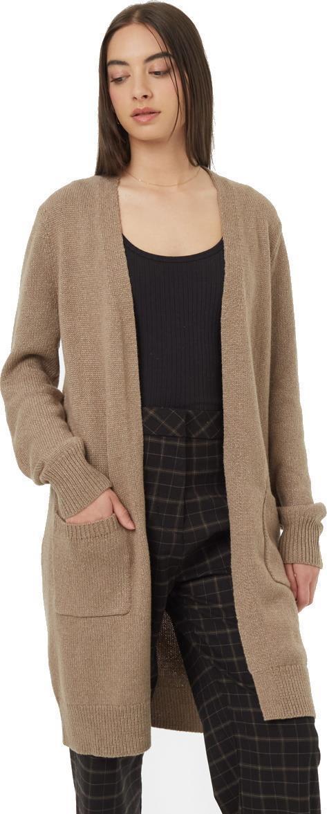 Highline Wool Cardigan - Womens - fossil heather 1