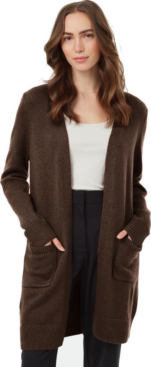Highline Wool Cardigan - Womens - slate brown heather 1