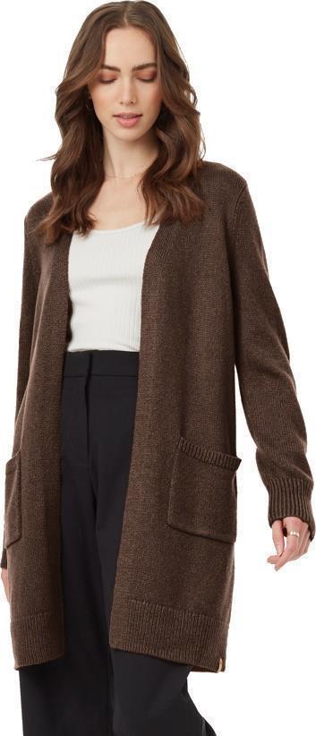 Highline Wool Cardigan - Womens - slate brown heather 1