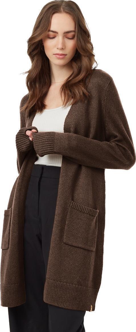 Highline Wool Cardigan - Womens - slate brown heather 1