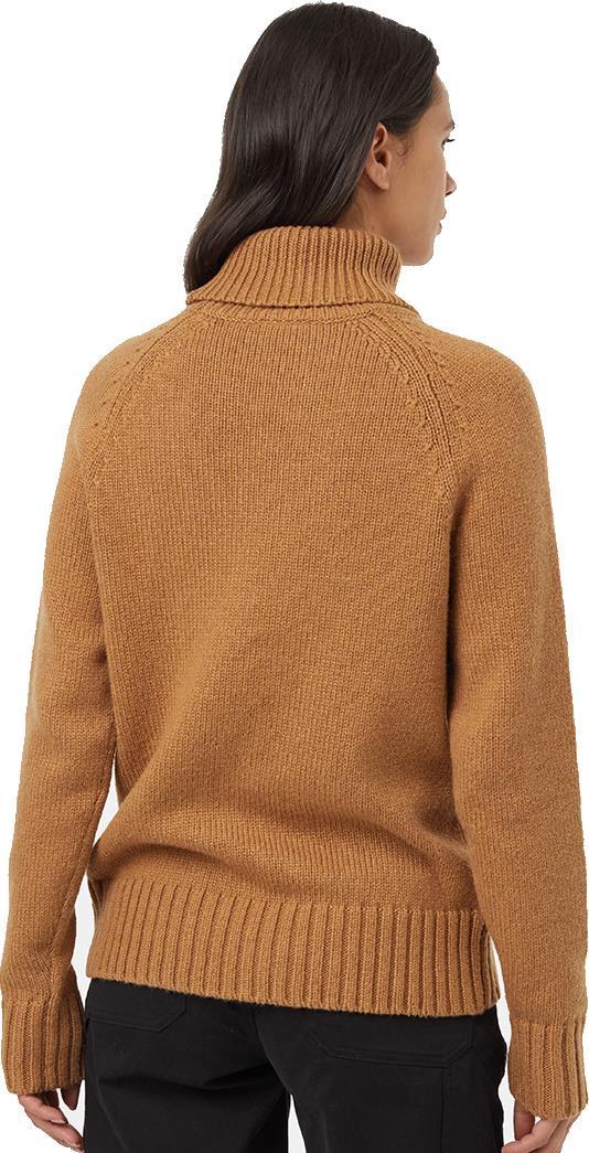 Highline Wool Turtleneck Sweater - Womens - Camel Heather 2