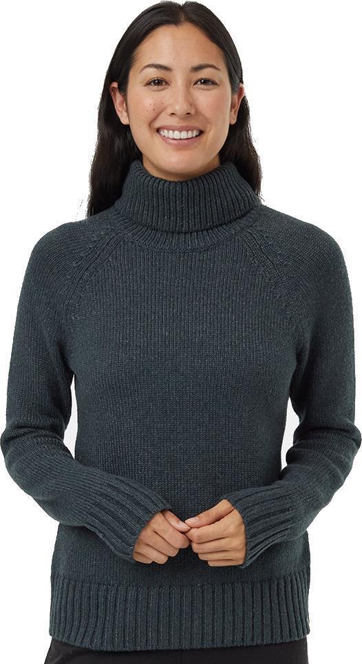 Highline Wool Turtleneck Sweater - Womens - Forest River Green Heather 1