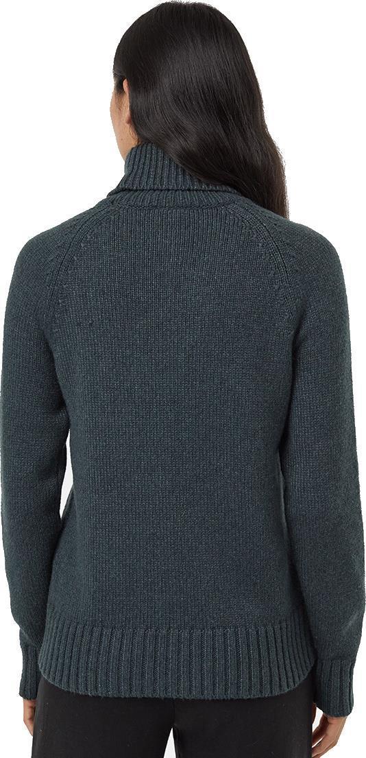Highline Wool Turtleneck Sweater - Womens - Forest River Green Heather 2