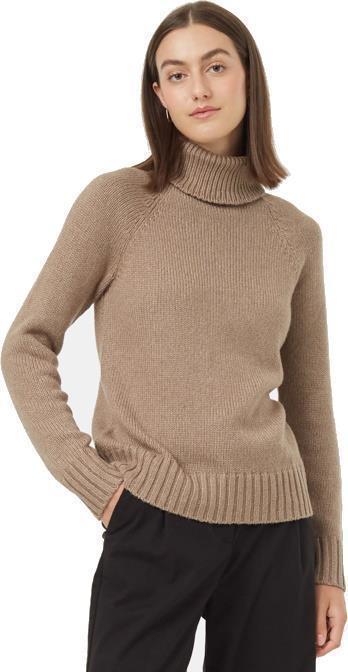 Highline Wool Turtleneck Sweater - Womens - Fossil Heather 2