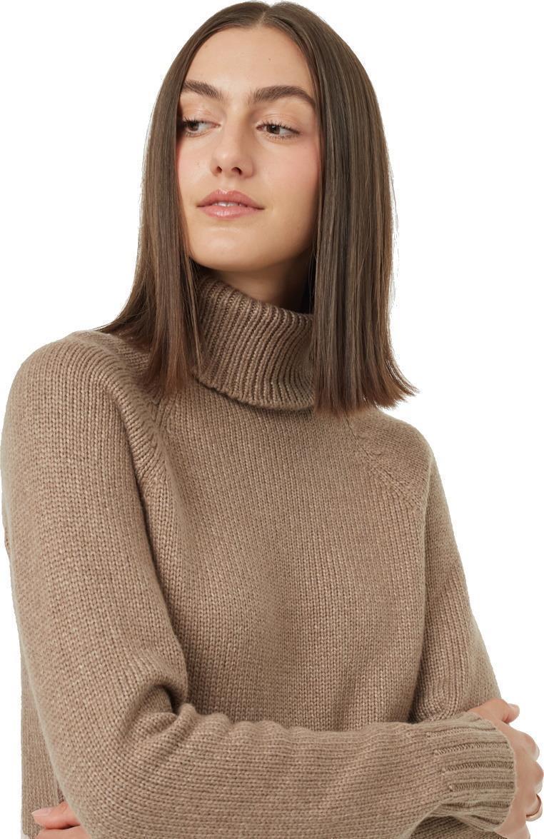 Highline Wool Turtleneck Sweater - Womens - Fossil Heather 4