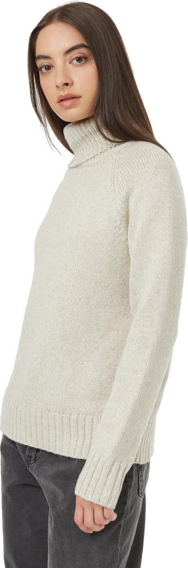 Highline Wool Turtleneck Sweater - Womens - Pale Oak Heather 1