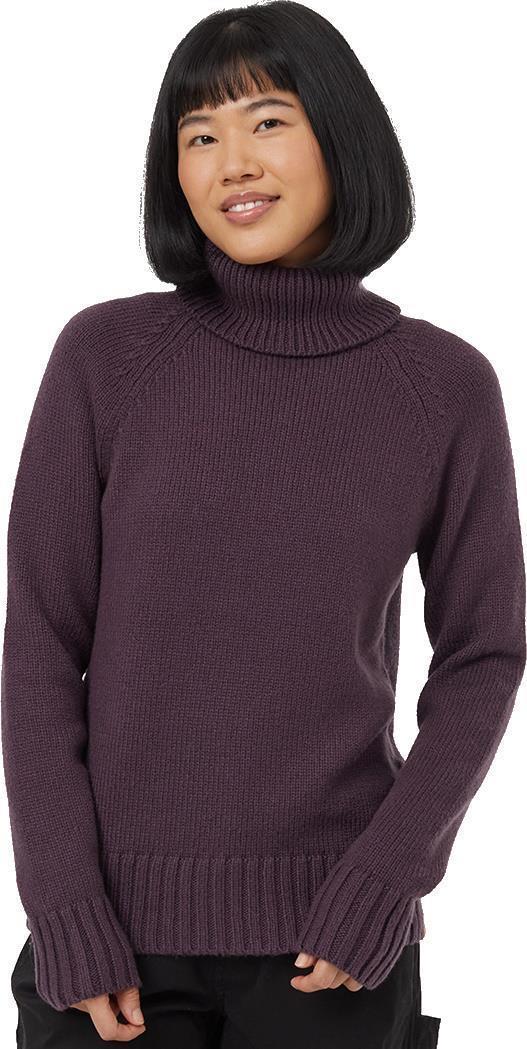 Highline Wool Turtleneck Sweater - Womens - midnight plum 1