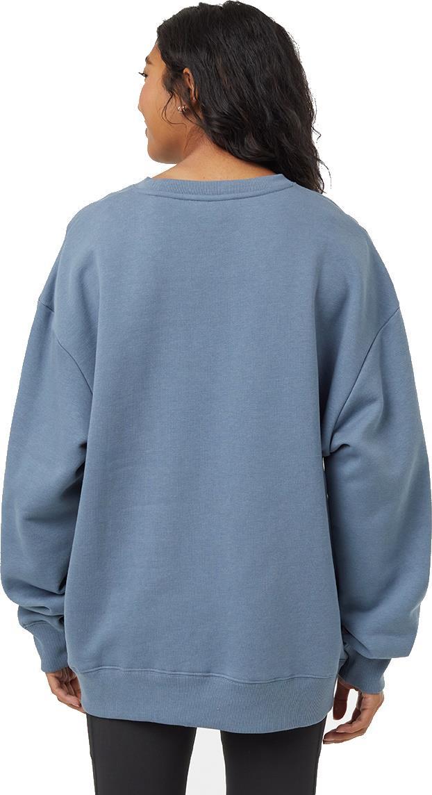 Hike More Oversized Crew - Womens - blue mirage / aqua grey 1