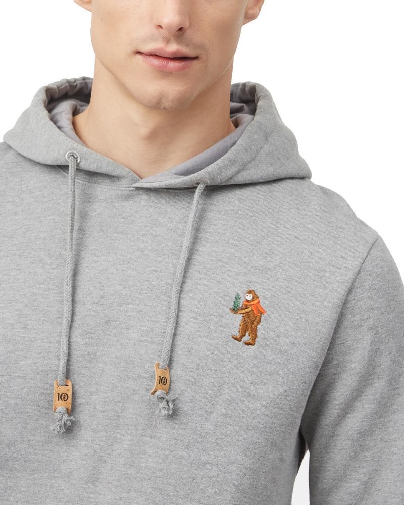Holiday Sasquatch Hoodie - Mens - grey heather 1