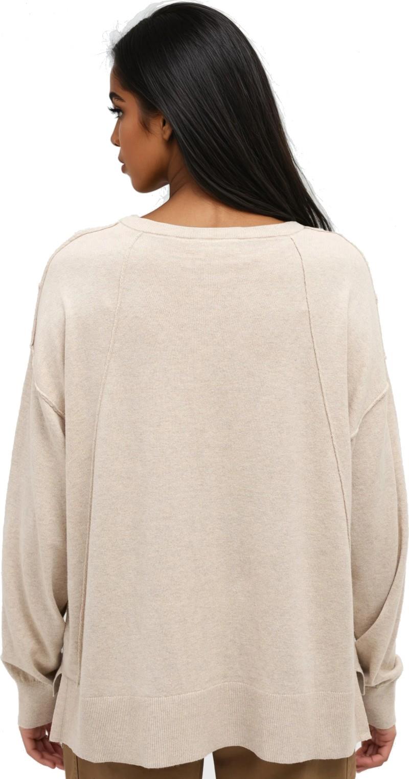 Holly Sweater - Womens - pale oak heather 1