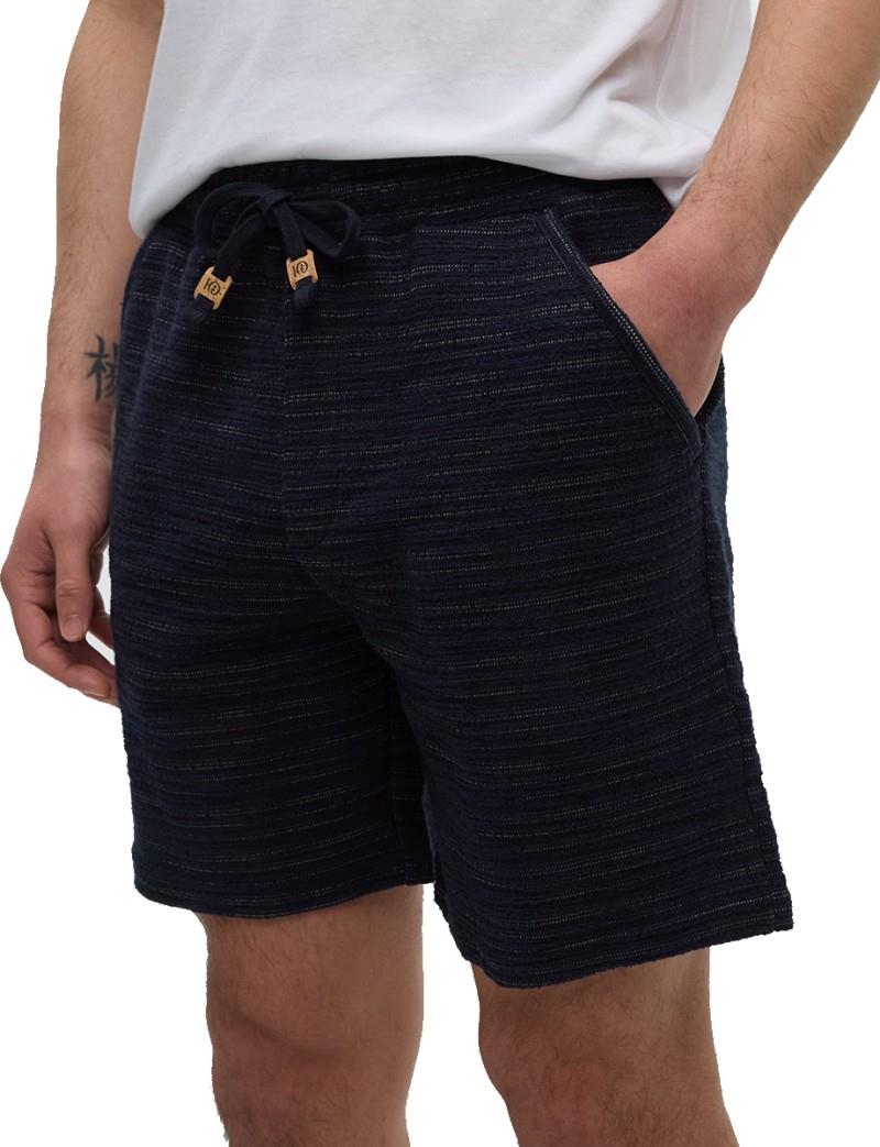 Holmes Shorts - Mens - midnight blue flash stripe 1