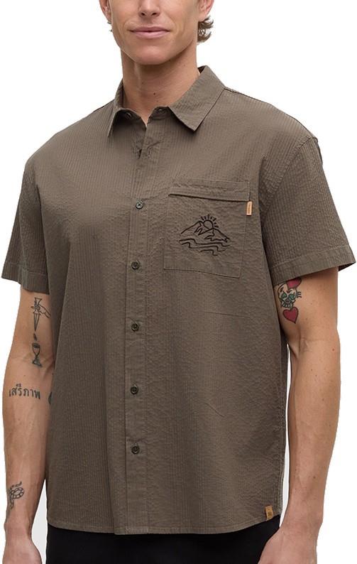 Hopkins Shirt - Mens - timber / meteorite black 1