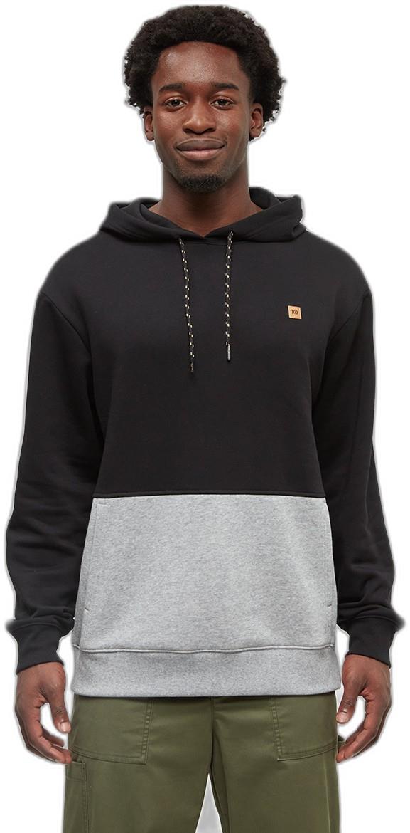 Howson Hoodie - Mens - meteorite black / harbour grey heather 1