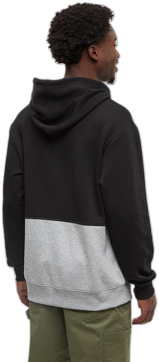 Howson Hoodie - Mens - meteorite black / harbour grey heather 1