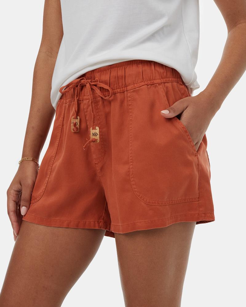 Instow Shorts - Womens - Baked Clay 2