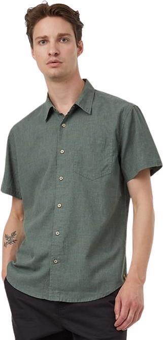 Joshua SS Shirt - Mens - dark sage 1