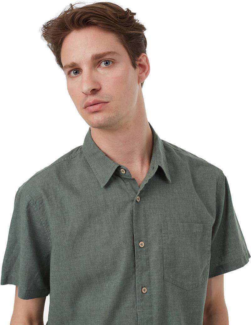 Joshua SS Shirt - Mens - dark sage 1