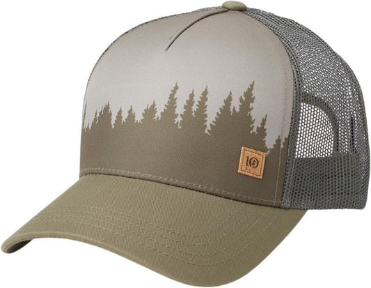 Juniper Altitude Hat - Deep Lichen Green / White 1