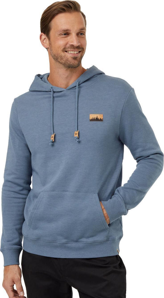 Juniper Cork Patch Hoodie - Mens - Blue Mirage Heather / Cork Patch 1